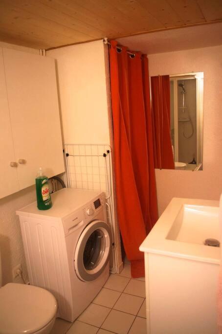 Appartement Rdc Dans Jolie Parc Arbore Beure Luaran gambar
